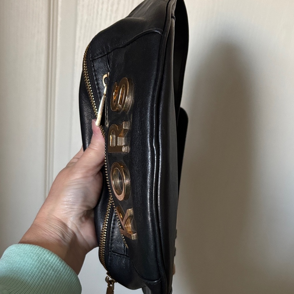 Michael Kors Black and Gold Crossbody Bag - Picture 8 of 8